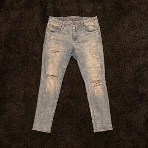 AE Skinny denim distressed